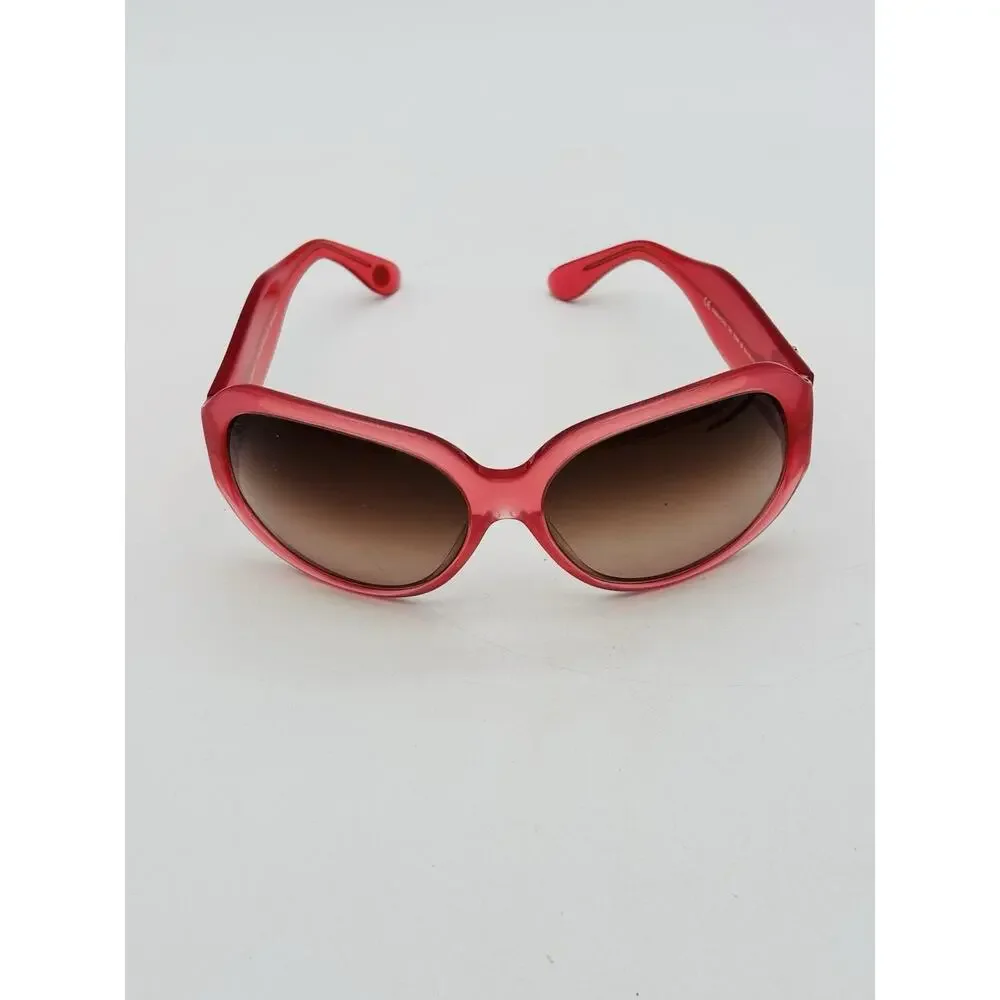 Juicy Couture Vintage Women's Sunglasses Chunky Translucent Pink Frame Y2K VG